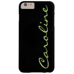 Modern Casual Monogram Personalized Barely There iPhone 6 Plus Case