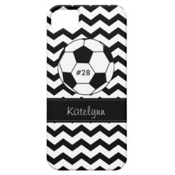 Modern Chevron Zigzag Soccer Phone Case Cover