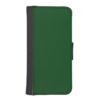 Modern Customizable Forest Green Wallet Phone Case For iPhone SE/5/5s