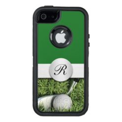 Modern Golf Theme OtterBox Defender iPhone Case