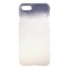 Modern Navy Blue Peach Watercolor Block Stripes iPhone 7 Case