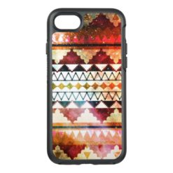 Modern Space Tribal Print Jewel Tones OtterBox Symmetry iPhone 7 Case