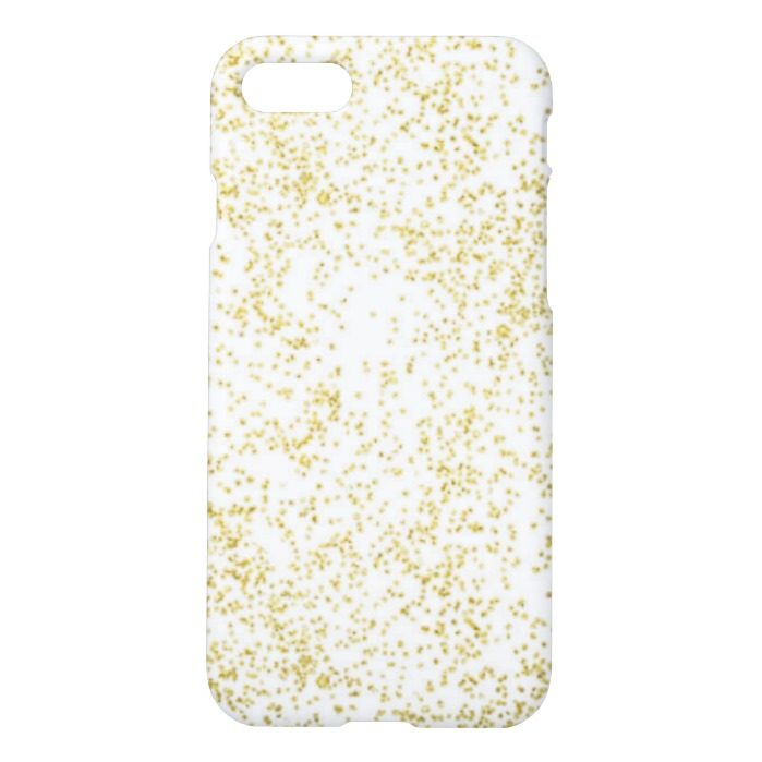Modern Trendy Gold Glitter iphone Case