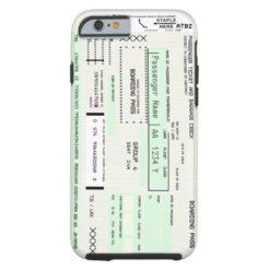 Modify This Airline Boarding Pass Tough iPhone 6 Case