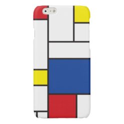 Mondrian Minimalist De Stijl Modern Art iPhoneCase Glossy iPhone 6 Case