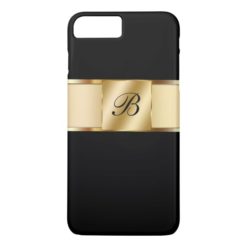 Monogram Classy Gold Style iPhone 7 Plus Case