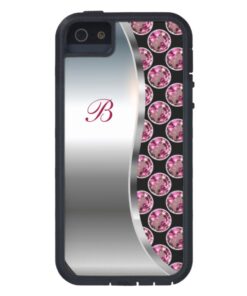 Monogram iPhone 5 Bling Case