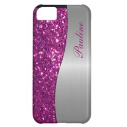 Monogram iPhone 5 Glitter Case