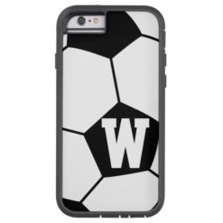 Monogrammed Soccer Ball Player Sport Tough Xtreme iPhone 6 Case