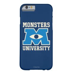 Monsters University Blue Logo Barely There iPhone 6 Case