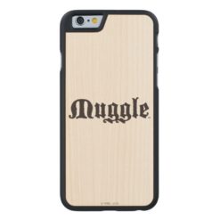 Muggle Carved Maple iPhone 6 Slim Case
