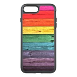 Multicolored Wooden Planks OtterBox Symmetry iPhone 7 Plus Case