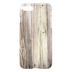Natural Weathered Wood Boards from Old Dock iPhone 7 Case