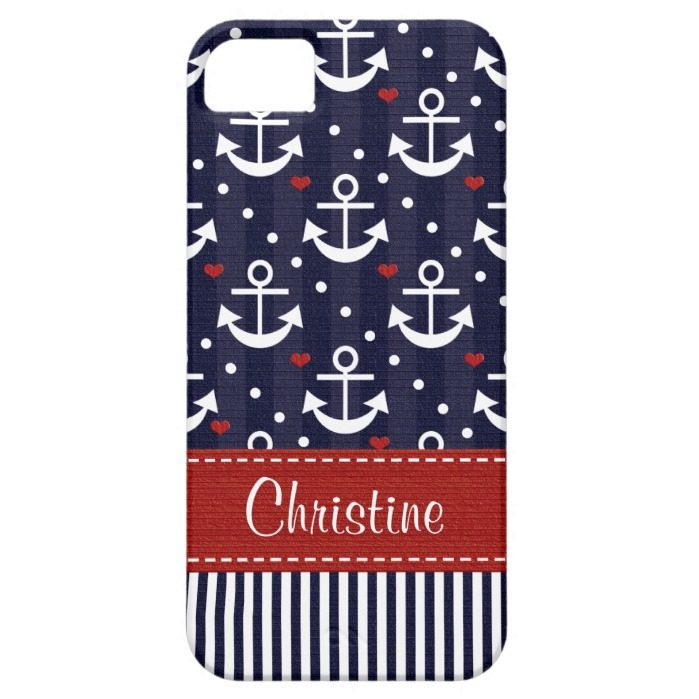 Nautical Anchor iPhone SE/5/5s Case