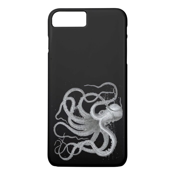 Nautical Steampunk Octopus Vintage Kraken science iPhone 7 Plus Case