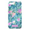 Navy Tropical Paradise Floral CUSTOMIZABLE iPhone 7 Case
