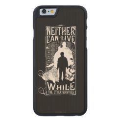 Neither Can Live Carved Maple iPhone 6 Slim Case
