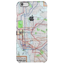 New York: Subway Map 1940 Clear iPhone 6 Plus Case