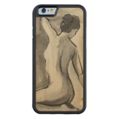 Nude Sketch of Female Body by Ethan Harper Carved Maple iPhone 6 Bumper