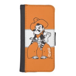 OSU Pistol Pete Wallet Phone Case For iPhone SE/5/5s