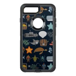 Ocean Inhabitants Pattern 1 OtterBox Defender iPhone 7 Plus Case