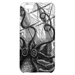 Octopus Eating A Pirate Ship iPhone 5 Case/Cover iPhone 5C Cases