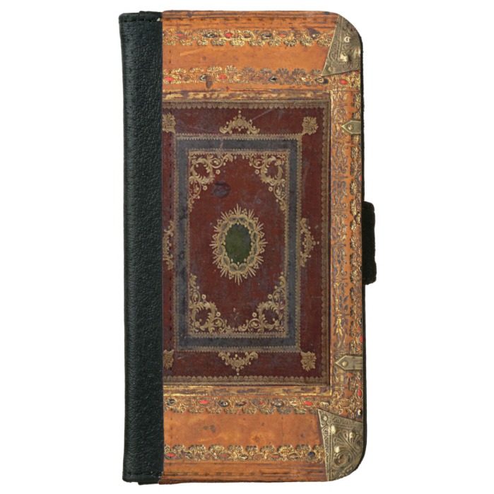 Old Engraved Decorated Leather Book Cover