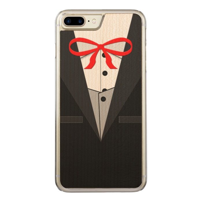 Old Fashioned Black Tuxedo Carved iPhone 7 Plus Case