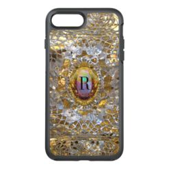 Old Hollywood Pretty Girl Monogram OtterBox Symmetry iPhone 7 Plus Case