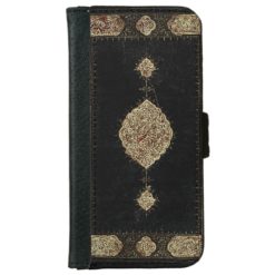 Old Leather And Fine Detail Gold Book Cover