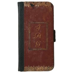 Old Leather Victorian Style Book Cover