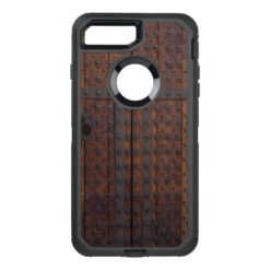 Old Wooden Door With Black Metal Reinforcements OtterBox Defender iPhone 7 Plus Case