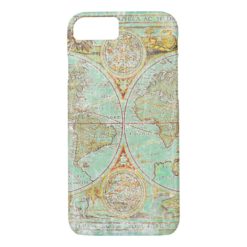 Old World Map iPhone 7 Case