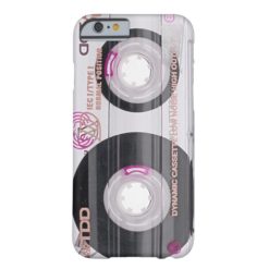 Old school cassette tape barely there iPhone 6 case