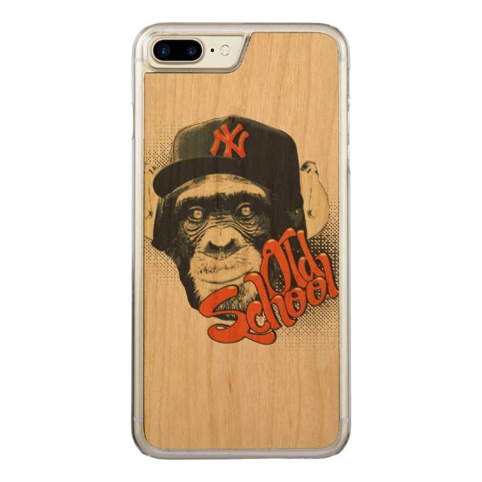 Old school swag monkey Carved iPhone 7 plus case