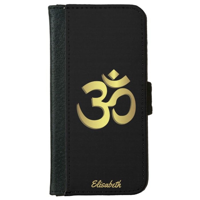 Om ( Aum ) Namaste yoga symbol Wallet Phone Case For iPhone 6/6s