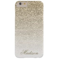 Ombre Gold Glitter iPhone 6+ Case
