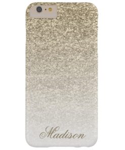 Ombre Gold Glitter iPhone 6+ Case