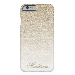 Ombre Gold Glitter iPhone 6 Case