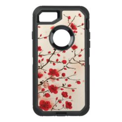 Oriental style painting plum blossom in spring OtterBox defender iPhone 7 case