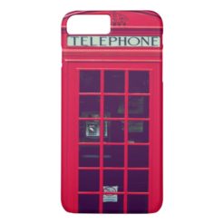 Original british red phone box iPhone 7 plus case