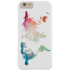Painted World Map Barely There iPhone 6 Plus Case