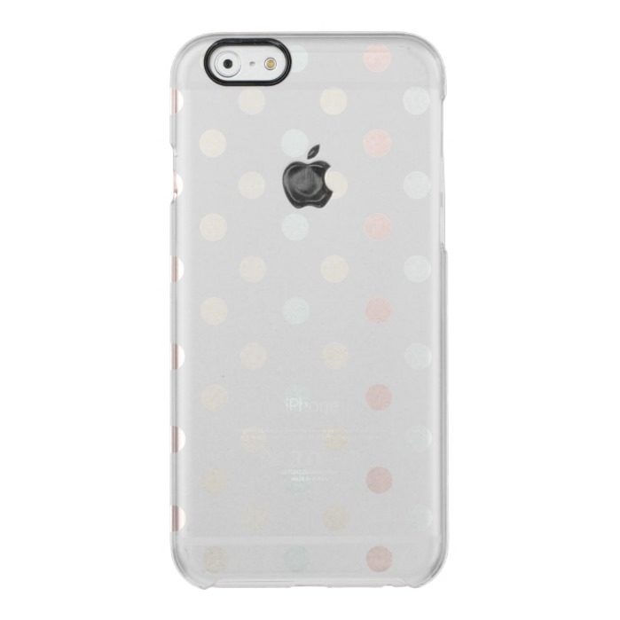 Pale Polka Dot Clear iPhone 6/6S Case