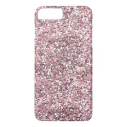 Paris pink glitter girly chic iPhone 7 plus case