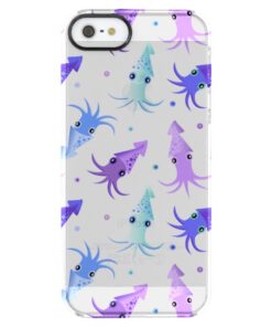 Party Squid Pattern Clear iPhone SE/5/5s Case
