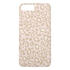 Pastel Pink Leopard iPhone 7 Plus Case