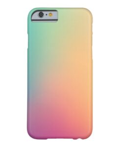 Pastel Red Pink Teal Yellow Ombre iPhone 6 Case