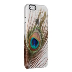 Peacock FeatheriPhone 6 Clear Case