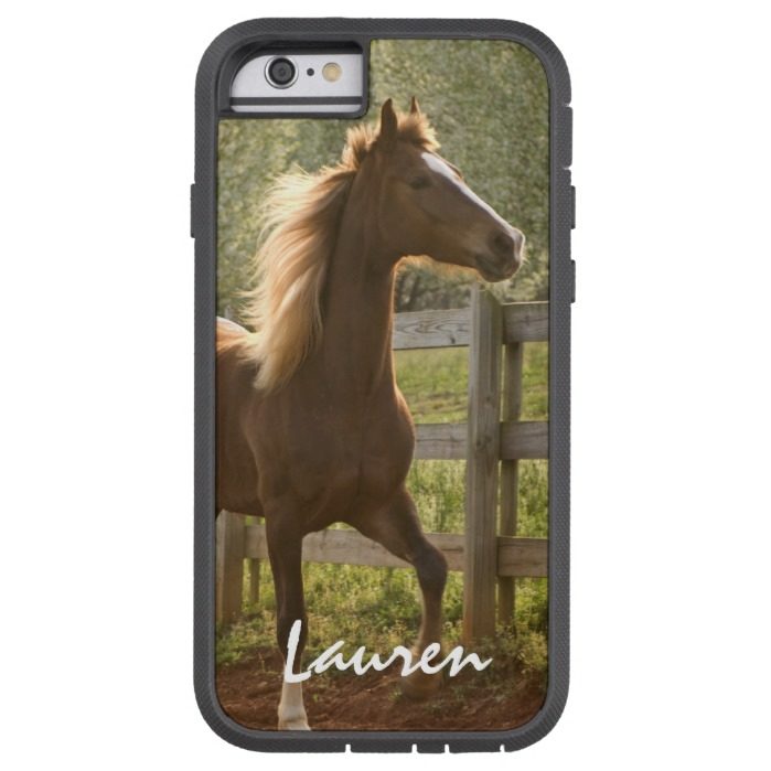 Personalized Animal Horse Equine Equestrian EXT Tough Xtreme iPhone 6 Case