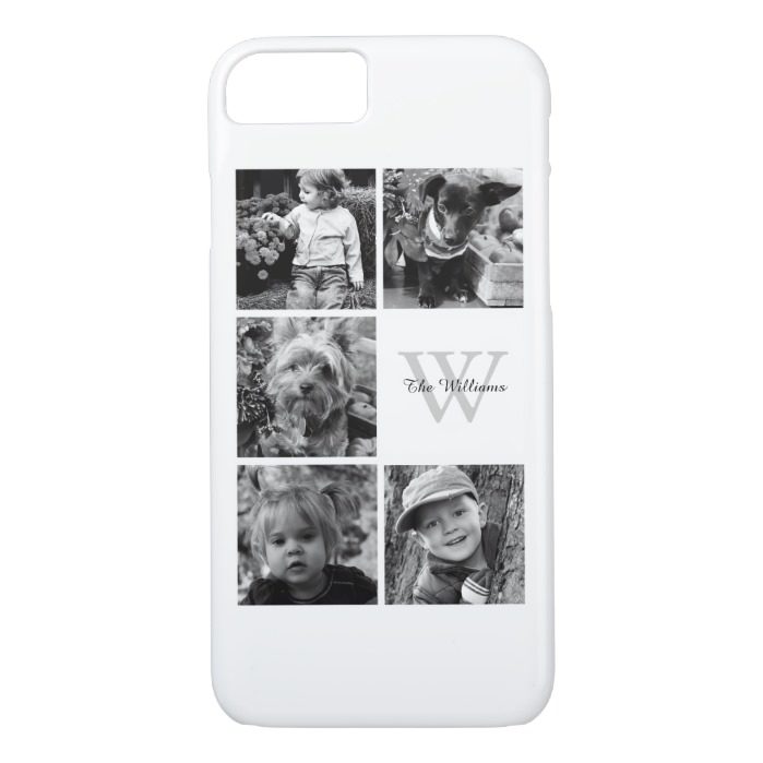 Personalized Family Photo Collage iPhone 7 Case